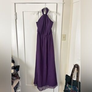 Vera Wang Purple Bridesmaids Dress